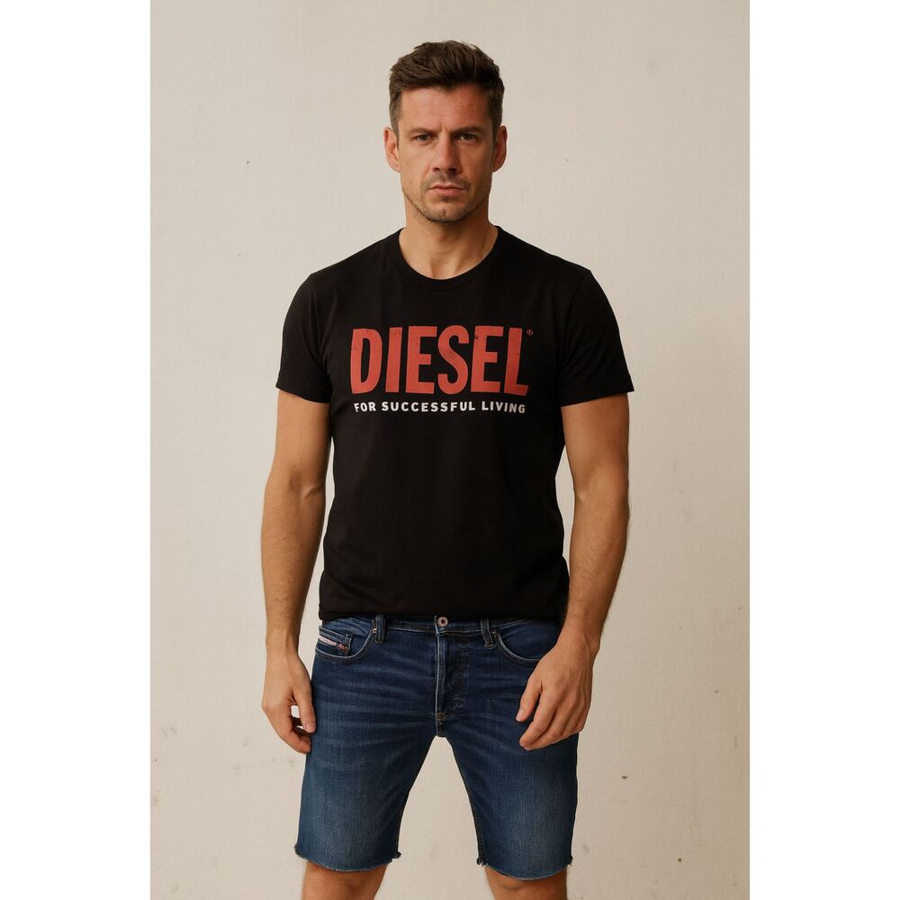 Diesel Tepphar Blue Slim Stretch Cut Off Denim Jeans Shorts   Mens Size 28